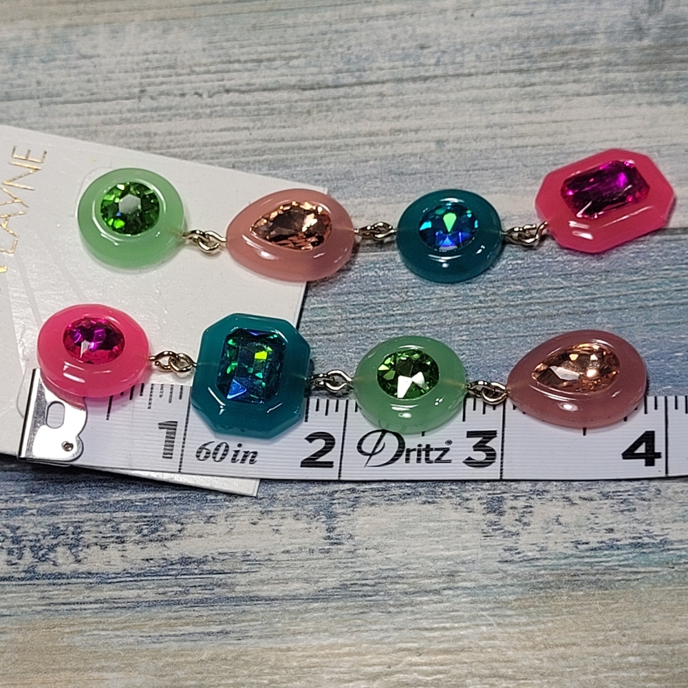 Gemma Layne Multicolor Statement Earrings - Picture 6 of 8
